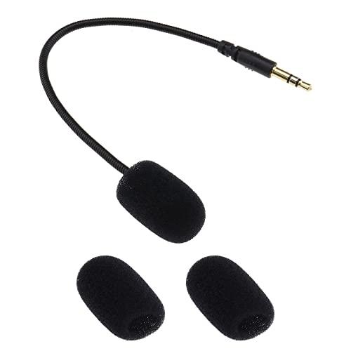 3,5-mm-Mikrofon Ersatz Kompatibel mit Plantronics Rig 400HX 400HS 400LX 500HX 500 Pro Gaming-Headset Mikrofon mit Schwamm Hülle Ersatz Kopfhörer Zubehör von VGOL