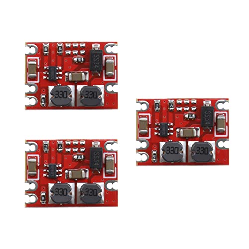 VGOL 3 Stück Netzteil Spannungsregler DC-DC Abwärtswandler Modul DC 3-15V bis 3,3V Einstellbar Leistungsmodul Step-Up/Step-down von VGOL