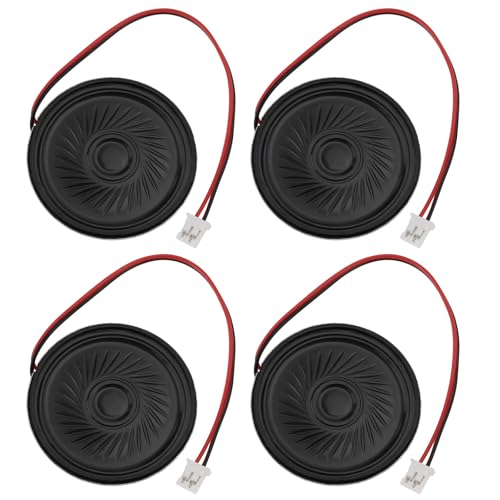 VGOL 4 Stück 8? Magnetlautsprecher 40 Mm 2 W Mini-Lautsprecher mit JST-PH-Anschluss Kompatibel mit Raspberry Pi Arduin Kabellänge 100 Mm VGOL 4 Stück 8? Magnetlautsprecher 40 Mm 2 W Mini-Lautsprecher mit JST-PH-Anschluss Kompatibel mit Raspberry Pi Arduin Kabellänge 100 Mm von VGOL