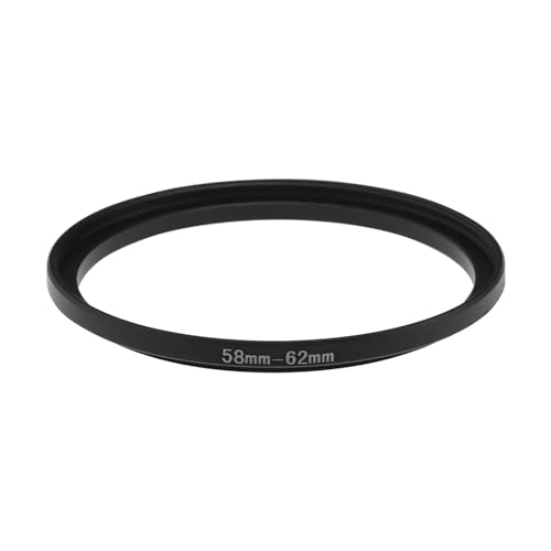 VGOL 58mm Bis 62mm Kamera Filterring Kamerafilter Adapterring Kameraobjektiv Aluminiumlegierung Ring Kamerafilter Blenden Konvertierungsring Kamerafilter Zubehör von VGOL