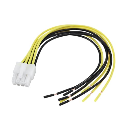 VGOL Auto 8-poliger Lautsprecher-Kabelbaum, High-Level-Eingangsstecker, kompatibel mit Alpine Verstärker MRV MRP V12 V-Power Flex (20 cm) von VGOL