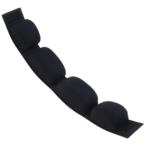 VGOL Kopfhörer Kopfbandabdeckung Kopfbandschutz Kopfbandpolster Stirnband Ersatzteil 184 x 24 mm kompatibel mit Sennheiiser HD600 HD580 HD650 HD660S HD565 HD545 Schwarz von VGOL