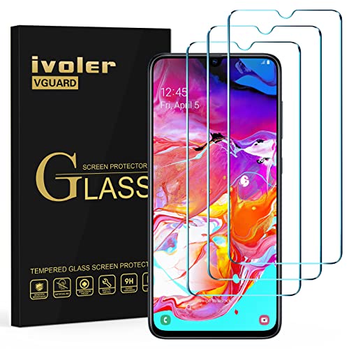 VGUARD [3 Stücke] Schutzfolie für Samsung Galaxy A70, Schutzglas Folie Displayschutzfolie Hartglas Gehärtetem Glas Displayschutz für Samsung Galaxy A70 von VGUARD