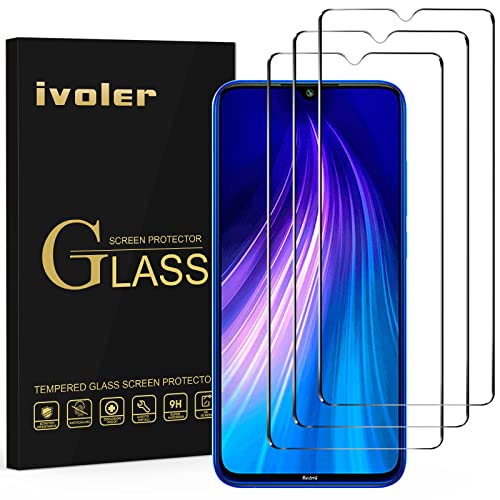 VGUARD 3 Stücke Schutzfolie für Xiaomi Redmi Note 8 2021/2019 / Xiaomi Redmi Note 7 / Xiaomi Redmi 7, Schutzglas Folie Displayschutzfolie Hartglas Gehärtetem Glas DisplayPanzerglas von VGUARD