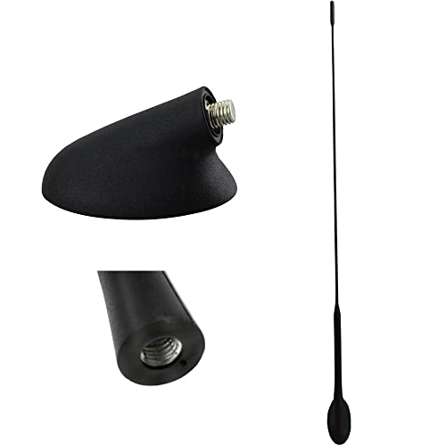 VHEUHZ 16" Auto Dach Antenne Antennen Radio Stereo mit Basis kompatibel mit Ford Mondeo Focus C-max Fiesta Kuga Transit 1508144 1087087 von VHEUHZ