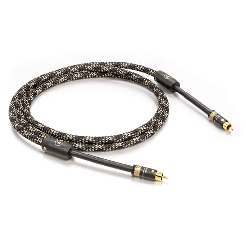 VIABLUE NF-75 Silver DIGITAL Cinchkabel * Koaxiales High-End Digitalkabel * 2-Fach Schirmung, versilbert * T6s Cinchstecker/RCA* Ferritfilter * 1 Stück * 100 cm * 1.0 m VIABLUE NF-75 Silver DIGITAL Cinchkabel * Koaxiales High-End Digitalkabel * 2-Fach Schirmung, versilbert * T6s Cinchstecker/RCA* Ferritfilter * 1 Stück * 100 cm * 1.0 m von VIABLUE