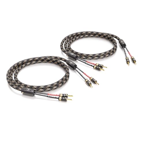 VIABLUE SC-2 Silver Single-Wire * High-End Lautsprecherkabel * T8 Bananenstecker, echtvergoldet * Modell 2024 * 1 Paar * mit Splitter * 250 cm * 2.5 m VIABLUE SC-2 Silver Single-Wire * High-End Lautsprecherkabel * T8 Bananenstecker, echtvergoldet * Modell 2024 * 1 Paar * mit Splitter * 250 cm * 2.5 m von VIABLUE