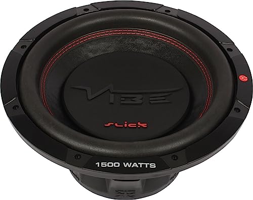VIBE Audio Slick 12" Subwoofer 1500 W MAX, 3000 W SPL, 30,5 cm, SLICK12D2-V0 von VIBE