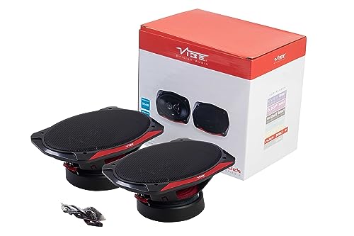 VIBE Audio Slick 6” x 9” Triaxial Speaker - 160/480 W (RMS/MAX), Black von VIBE
