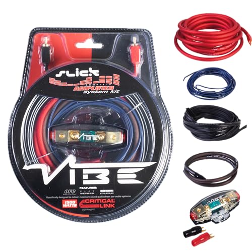 VIBE Audio Slick Verstärker-Verkabelungssatz 8 AWG, VSAWK8-V1 von VIBE