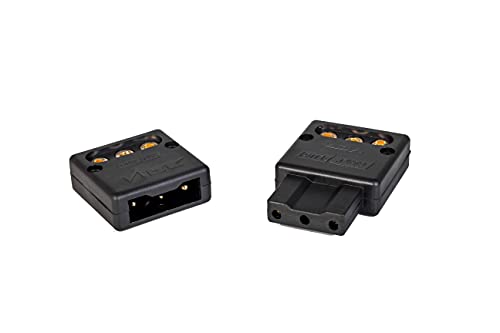 VIBE Fast Plug Schnellverbinder für schnellen EIN/Ausbau von Verstärker/Aktiv-Subwoofer (für bis zu 8GA / 10mm² Kabel/bis zu 80A) von VIBE