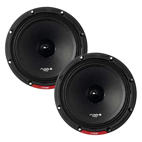 Vibe Audio Slick Pro Audio 6.6" Mitteltöner-Lautsprecher 125/275 W (RMS/MAX), 16,7 cm, 1 Paar, SLICKPRO6M-V0 von VIBE