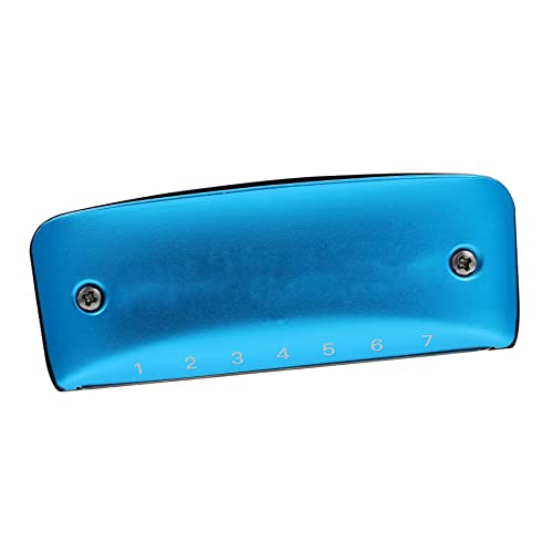 VICASKY 1 Stück Farbe Mundharmonika chromatische Mundharmonika diatonische Mundharmonika mundharmonika chromatic harmonica kreative Mundharmonika Mundharmonika-Tonart von c Abs Blue von VICASKY
