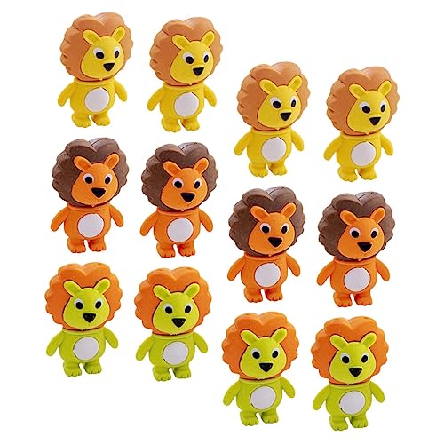 VICASKY 12 Stück Cartoon-Bleistift-Radierer Schule Radiergummis Whiteboard-Marker trocken abwischbar Puzzle endet erasers for bürozubehör toy lustige Radiergummis Mini-Radierer von VICASKY