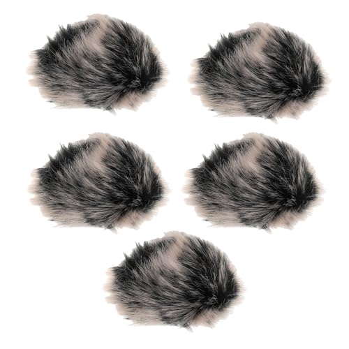 VICASKY 5 Stück Mikrofon Windschutzhülle Aus Pelz Schutz Windschutz Abdeckung Hand Windschutz Für Mikrofon Pelz Abdeckungen Pelz Windschutzscheibe Schwarzes Kunstkaninchenfell VICASKY 5 Stück Mikrofon Windschutzhülle Aus Pelz Schutz Windschutz Abdeckung Hand Windschutz Für Mikrofon Pelz Abdeckungen Pelz Windschutzscheibe Schwarzes Kunstkaninchenfell von VICASKY