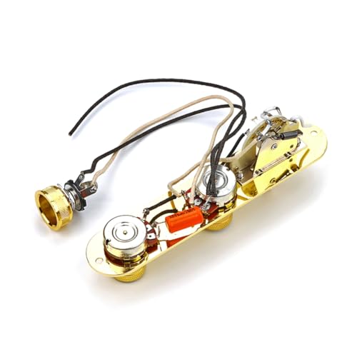 VICASKY Gitarren-eisenplatte Elektrische Gitarre E -gitarren -teile Verdrahtung Zubehör Für Gitarre Gitarrenpart E-gitarren Geschirr Gitarrenkabel Kontrollplatte Schoß Metall Golden VICASKY Gitarren-eisenplatte Elektrische Gitarre E -gitarren -teile Verdrahtung Zubehör Für Gitarre Gitarrenpart E-gitarren Geschirr Gitarrenkabel Kontrollplatte Schoß Metall Golden von VICASKY