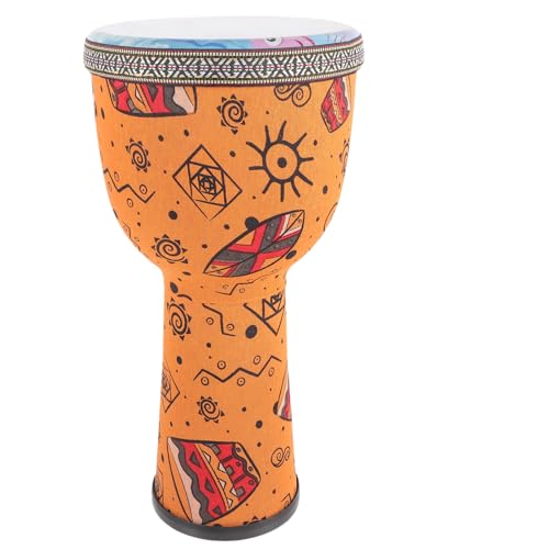 VICASKY Profi Djembe Trommel Bongo Drum Buschtrommel Percussion Motiv Elefant Afrika Art Profi Djembe Trommel Bongo Drum Buschtrommel Percussion Afrika Schnitzerei von VICASKY