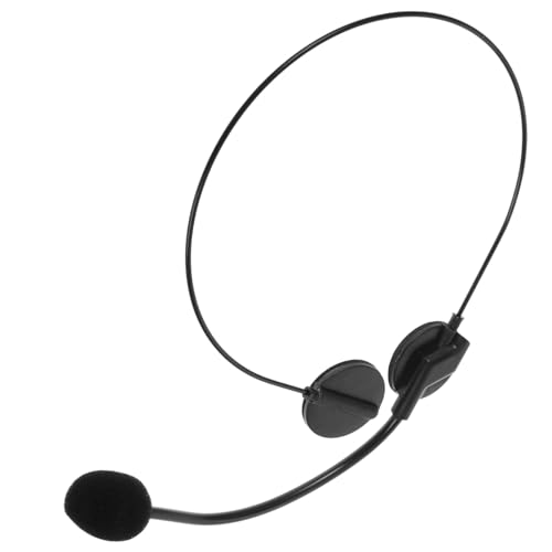 VICASKY Promi-Dressing-Headset Kopfhörer Halloween Musikspielzeug Headset Mikrofon Headset Kostümzubehör Headset-Kostüm Spielzeugmikrofon Mikrofon für Plastik Black VICASKY Promi-Dressing-Headset Kopfhörer Halloween Musikspielzeug Headset Mikrofon Headset Kostümzubehör Headset-Kostüm Spielzeugmikrofon Mikrofon für Plastik Black von VICASKY