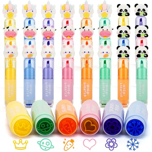 VICHOS 24 Stück Mini Stempelset Textmarker für Kinder, Kinderstempel als Mitgebsel Kindergeburtstag 5 6 7 8 9 10 Jahre, Give Aways Kindergeburtstag & Gastgeschenk Kindergeburtstag VICHOS 24 Stück Mini Stempelset Textmarker für Kinder, Kinderstempel als Mitgebsel Kindergeburtstag 5 6 7 8 9 10 Jahre, Give Aways Kindergeburtstag & Gastgeschenk Kindergeburtstag von VICHOS