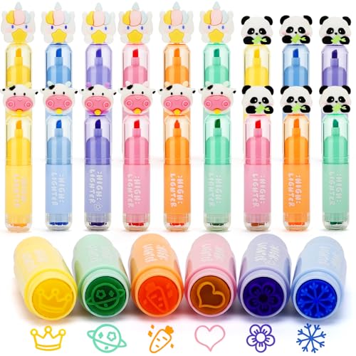 VICHOS Mitgebsel Kindergeburtstag 5 6 7 8 9 10 Jahre, 18 Stück Mini Stempelset Textmarker für Kinder, Kinderstempel als Gastgeschenk Kindergeburtstag & Give Aways Kindergeburtstag VICHOS Mitgebsel Kindergeburtstag 5 6 7 8 9 10 Jahre, 18 Stück Mini Stempelset Textmarker für Kinder, Kinderstempel als Gastgeschenk Kindergeburtstag & Give Aways Kindergeburtstag von VICHOS