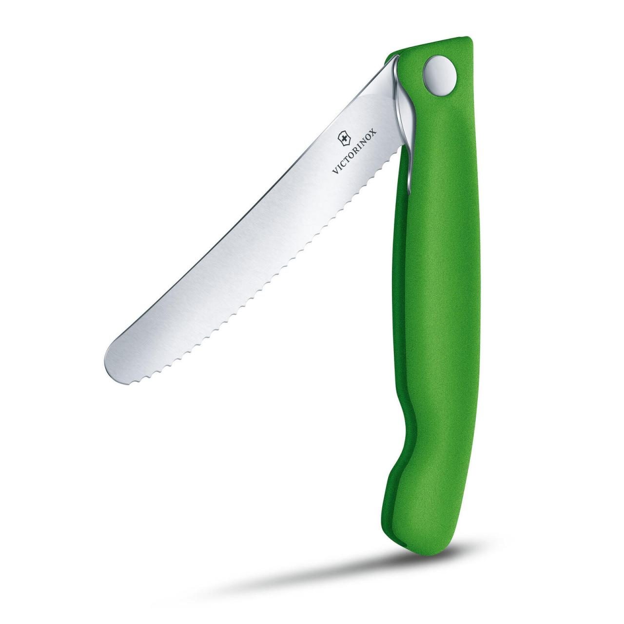 VICTORINOX Gemüsemesser Swiss Classic silber, grün VICTORINOX Gemüsemesser Swiss Classic silber, grün von VICTORINOX