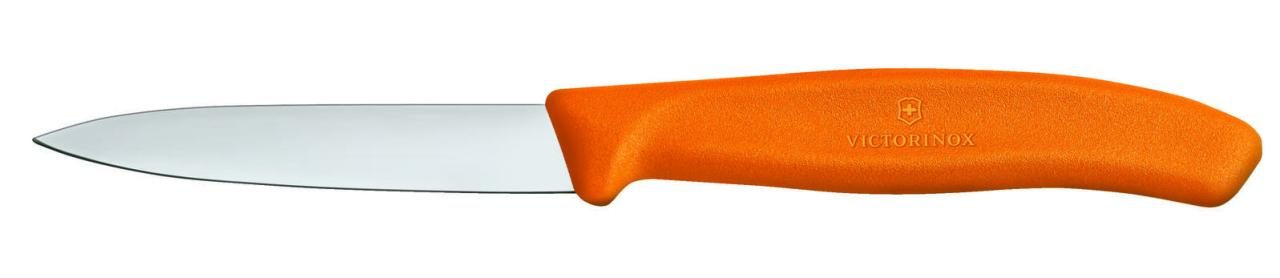 VICTORINOX Gemüsemesser Swiss Classic silber, orange von VICTORINOX