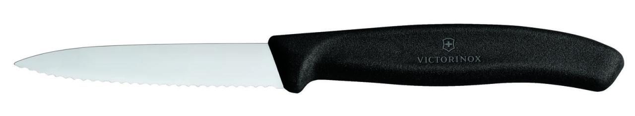 VICTORINOX Gemüsemesser Swiss Classic silber, schwarz VICTORINOX Gemüsemesser Swiss Classic silber, schwarz von VICTORINOX