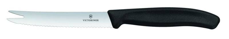 VICTORINOX Schinkenmesser Swiss Classic silber, schwarz von VICTORINOX