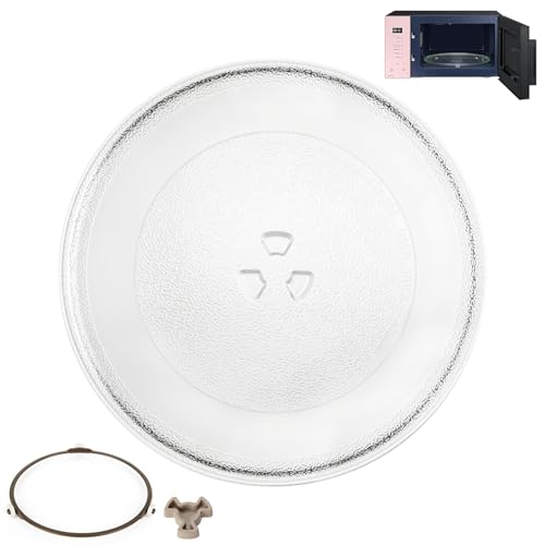 VIDETOL Mikrowellenteller Glas 25,5cm, Universal Drehteller für Mikrowelle, Mikrowelle Teller mit Drehbarer Bügel und Y-Drehtellerspindeln, Glasteller für Mikrowelle Drehteller, Mikrowellen VIDETOL Mikrowellenteller Glas 25,5cm, Universal Drehteller für Mikrowelle, Mikrowelle Teller mit Drehbarer Bügel und Y-Drehtellerspindeln, Glasteller für Mikrowelle Drehteller, Mikrowellen von VIDETOL
