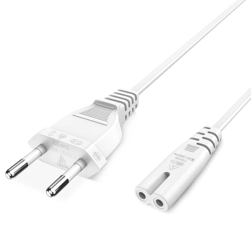 VIEVRE 5m Stromkabel 2 polig, Netzkabel, Eurostecker, C7 Kabel, Stromkabel Strom Kabel Stecker Typ C Eurostecker auf C7 Buchse Euro-Netzkabel für TV, PS3/PS4/PS5, One S/X, Laptop Netzteil, Blu-ray VIEVRE 5m Stromkabel 2 polig, Netzkabel, Eurostecker, C7 Kabel, Stromkabel Strom Kabel Stecker Typ C Eurostecker auf C7 Buchse Euro-Netzkabel für TV, PS3/PS4/PS5, One S/X, Laptop Netzteil, Blu-ray von VIEVRE