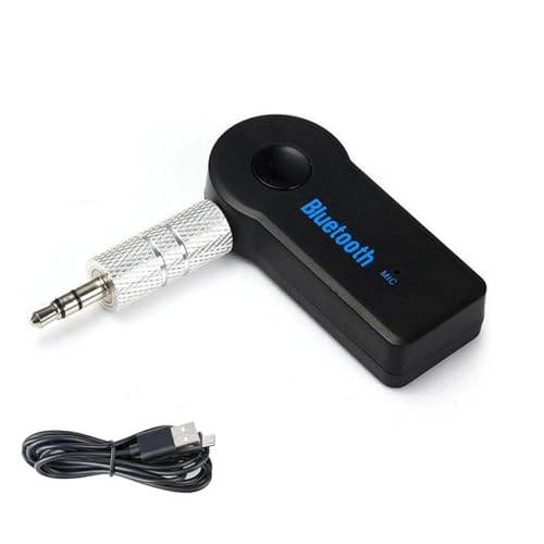 VIEVRE AUX Bluetooth Adapter Auto,Auto Bluetooth Adapter AUX 4.1,Bluetooth Adapter Klinke 3,5mm,Bluetooth Klinke Adapter,Bluetooth AUX Adapter,Klinke Bluetooth Adapter,Bluetooth Empfänger Klinke von VIEVRE