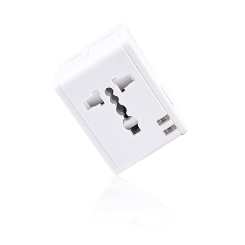 VIEVRE Reiseadapter Weltweit, Universal Reisestecker mit 2 USB, Universal Adapter, Reisestecker Adapter Weltweit, Travel Adapter für Deutschland Thailand USA England Italien von VIEVRE