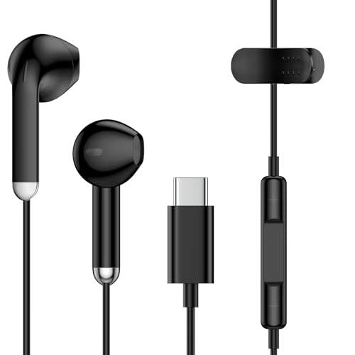 Samsung-Ohrhörer mit Kabel, USB C für Galaxy A56/A36/A26/A16 5G/A15/A55/A35/A06/A25/S25 Ultra/S24 FE/S23/S22/S21, Typ C kabelgebundene Kopfhörer mit Mikrofon, Kopfhörer für iPhone 16e, 16, 15, iPad Samsung-Ohrhörer mit Kabel, USB C für Galaxy A56/A36/A26/A16 5G/A15/A55/A35/A06/A25/S25 Ultra/S24 FE/S23/S22/S21, Typ C kabelgebundene Kopfhörer mit Mikrofon, Kopfhörer für iPhone 16e, 16, 15, iPad von VIFIGEN