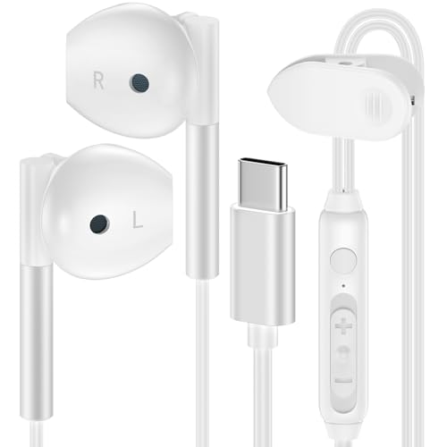 USB-C-Kopfhörer mit Kabel für Samsung Galaxy A16 5G A15 A55 A35 A25 S25 Ultra S24 A14 A54 Z Fold 6/Z Flip6, Typ C kabelgebundene Ohrhörer mit Mikrofon, Kopfhörer für iPhone 16, 15, iPad, Google Pixel USB-C-Kopfhörer mit Kabel für Samsung Galaxy A16 5G A15 A55 A35 A25 S25 Ultra S24 A14 A54 Z Fold 6/Z Flip6, Typ C kabelgebundene Ohrhörer mit Mikrofon, Kopfhörer für iPhone 16, 15, iPad, Google Pixel von VIFIGEN