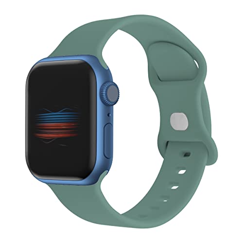 Armband kompatibel mit Apple Watch 38 mm, 40 mm, 41 mm, Sportarmband, kompatibel mit iWatch Series 7 6 5 4 3 2 1 SE (grün), grün, 38mm/40mm/41mm von VIGTMO