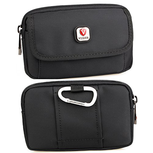 Canvas Dual Handy Holster mit Gürtelschlaufe, kompatibel mit iPhone 15 Pro Max 14 Pro Max 13 Pro Max, horizontale Flip-Handyhülle, universelle Smartphone-Gürteltasche für Galaxy S24 S23, Klapptasche Canvas Dual Handy Holster mit Gürtelschlaufe, kompatibel mit iPhone 15 Pro Max 14 Pro Max 13 Pro Max, horizontale Flip-Handyhülle, universelle Smartphone-Gürteltasche für Galaxy S24 S23, Klapptasche von VIIGER