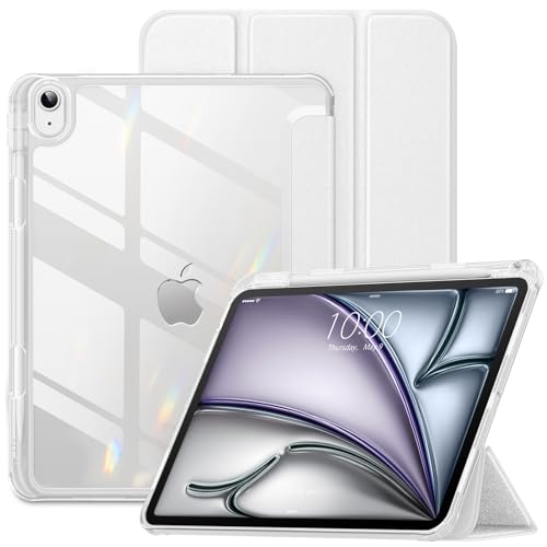 VIKESI Schutzhülle für iPad Air 5. / 4. Generation, 27,7 cm (11 Zoll), veröffentlicht im Jahr 2020/2022, matt, schlank, harte Rückseite, weicher TPU-Rahmen, Stifthalter und automatische von VIKESI