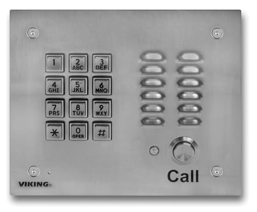 Viking Electronics - K-1700-3EWP - Viking Electronics K-1700-3-EWP Notfalltelefon - 5,5 Höhe x 6,5 Breite x 2,6 Tiefe Viking Electronics - K-1700-3EWP - Viking Electronics K-1700-3-EWP Notfalltelefon - 5,5 Höhe x 6,5 Breite x 2,6 Tiefe von VIKING ELECTRONICS