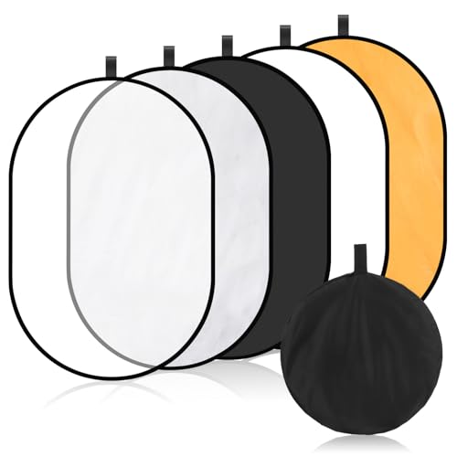 VILLCASE 1 Set Fotografischer Reflektor Fotoreflektor Diffusionsplattenreflektor Für Die Fotografie Tragbarer Reflektor Fotografiezubehör Beleuchtungsreflektoren Studiozubehör Nylon von VILLCASE