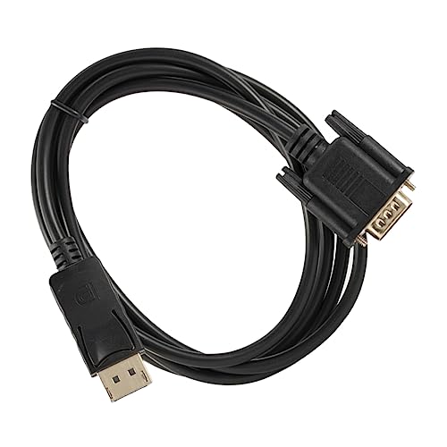 VILLCASE 1.8M Dp Vga Kabel Vergoldetes Displayport Zu Vga Kabel Für Monitore Projektoren Laptops Hohe Zuverlässigkeit Einfache Handhabung von VILLCASE