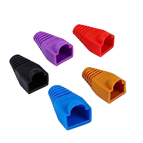 VILLCASE 100Stücke Kabelstiefel Abdeckung Weichplastik Schutz für Ethernet Netzwerkkabel PC Steckerabdeckung Wasserschutz für Verschiedene Kabelgrößen VILLCASE 100Stücke Kabelstiefel Abdeckung Weichplastik Schutz für Ethernet Netzwerkkabel PC Steckerabdeckung Wasserschutz für Verschiedene Kabelgrößen von VILLCASE