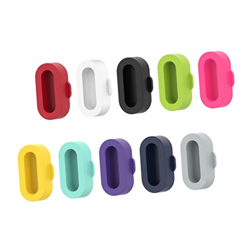 VILLCASE 10Stücke Smartwatch Ladeanschluss Staubschutzkappen Für Fenix Swim Farbige Abdeckungen Für Uhrenzubehör von VILLCASE