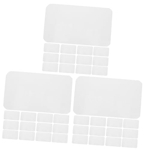VILLCASE 3sets Klebeaufkleber Wärmeübertragung Blanko-Aufkleber Für Laptops Flaschen 50 Stück * 3 von VILLCASE