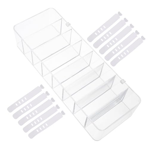 VILLCASE 1Satz Kabelmanagement Box mit Kabelbinder Aufbewahrungsbox für Ladegeräte Große Box mit Fächern Kabelorganisatoren zur Ordnung von Datenkabeln VILLCASE 1Satz Kabelmanagement Box mit Kabelbinder Aufbewahrungsbox für Ladegeräte Große Box mit Fächern Kabelorganisatoren zur Ordnung von Datenkabeln von VILLCASE