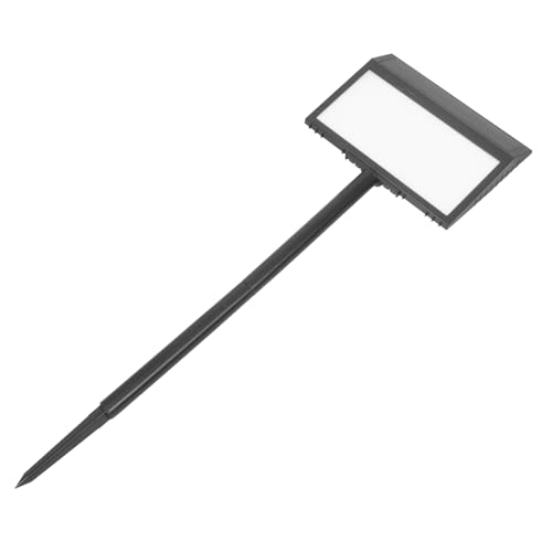 VILLCASE 1Satz Solarbetriebene Hausnummernleuchte mit Hochhellen Leds Witterungsbeständig für Außenbereich Wandmontierbar oder Bodensteckbar Automatische Lichtsteuerung von VILLCASE