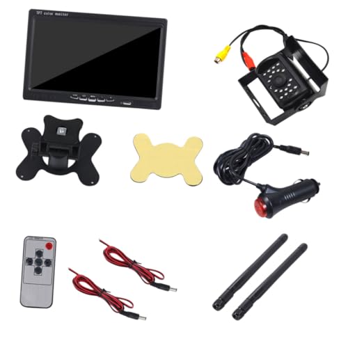 VILLCASE 1Satz Wireless Rückfahrkamera System mit Nachtsicht für Wohnmobile Lkws Anhänger Wasserdichter Monitor zur Vermeidung von Hindernissen Beim Rückwärtsfahren VILLCASE 1Satz Wireless Rückfahrkamera System mit Nachtsicht für Wohnmobile Lkws Anhänger Wasserdichter Monitor zur Vermeidung von Hindernissen Beim Rückwärtsfahren von VILLCASE