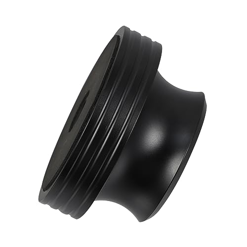 VILLCASE 1Stück Aluminium Vinyl Rekordstabilisator Für Schallplattenspieler Gewichtsplatte Schwarz Zur Verbesserung Der Klangqualität Stabilität Für Turntable Modelle von VILLCASE