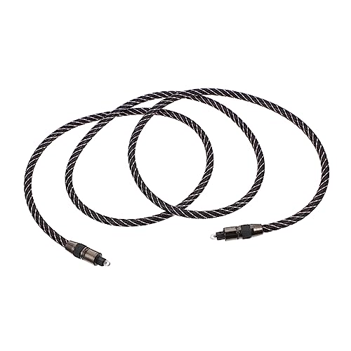 VILLCASE 1Stück Digitalkabel für Heimkino Optisches Audiokabel mit Hochwertigem für Fernseher Zuverlässige Signalübertragung Schwarz VILLCASE 1Stück Digitalkabel für Heimkino Optisches Audiokabel mit Hochwertigem für Fernseher Zuverlässige Signalübertragung Schwarz von VILLCASE