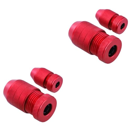 VILLCASE 2 Sätze Bohrstopper Tiefe Einstellbar Anschlagkragen Für Bohrer Stufenbohrer Trat Bohrerstopper Bohrwerkzeuge Für Die Holzbearbeitung Aluminiumlegierung Rot 2 Stück * 2 VILLCASE 2 Sätze Bohrstopper Tiefe Einstellbar Anschlagkragen Für Bohrer Stufenbohrer Trat Bohrerstopper Bohrwerkzeuge Für Die Holzbearbeitung Aluminiumlegierung Rot 2 Stück * 2 von VILLCASE