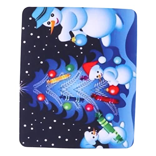VILLCASE 2 Stück Weihnachtsmauspad Rutschfestes Mauspad für Büro und Computer Festliches Design mit Tannenbaum VILLCASE 2 Stück Weihnachtsmauspad Rutschfestes Mauspad für Büro und Computer Festliches Design mit Tannenbaum von VILLCASE